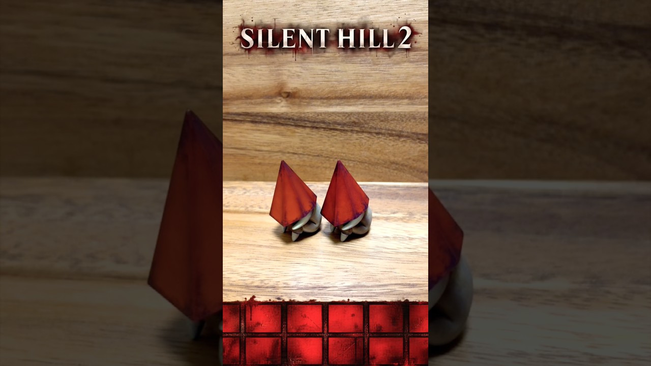 SILENT HILL 2】スマホを支える「三角ちゃん」 - YouTube