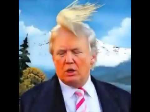 Bob Ross Draws Trump