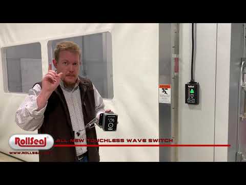 RollSeal Door - Touchless Wave Switch
