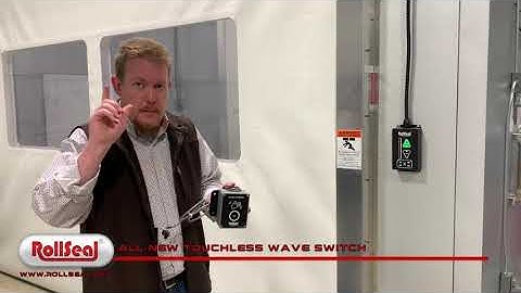 RollSeal Door - Touchless Wave Switch