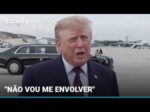 TRUMP SAYS HE WILL NOT 'GET INVOLVED' AFTER FLÁVIO CLAIMS TO BE THE TRUE PRESIDENT