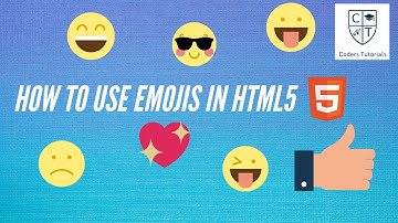 How to use Emojis in HTML5 | #emoji#HTML5