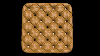 sofa chesterfield 3ds max polycloth+clothify pro