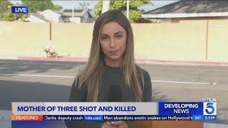 Mother of three shot and killed