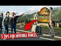 PETTING ZOO &amp; MORE! 5 CREATIVE TIPS FOR INVISIBLE FENCES | Jurassic World Evolution 2 Dominion DLC