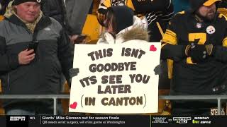 Ben Roethlisberger enters Heinz Field for possibly the last time