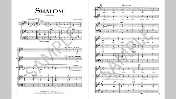 Shalom - MusicK8.com Singles Reproducible Kit