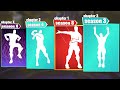 Best Fortnite Dances From Every Season! Season 1- Chapter 3 Season 3