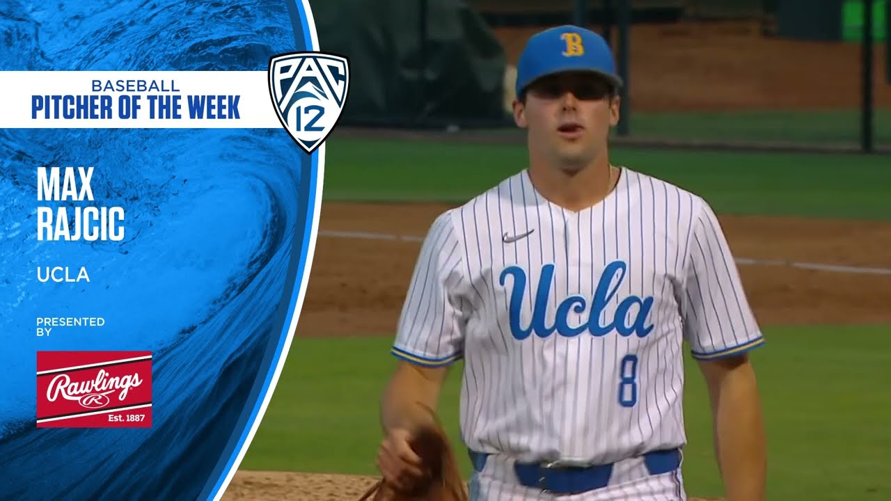 UCLA's Max Rajcic wins second Pac-12 Pitcher of the Week award following 14 strikeout performance