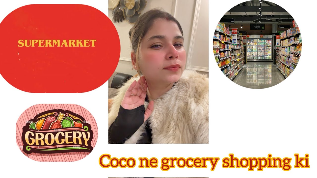 Coco ne grocery shopping 🛒  🛍️  ki 
