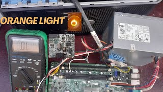 Dell optiplex 780 computer mother board repair | how to fix orange light | ኦሬንጅ ላይት |