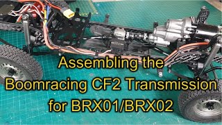 BRX02 - Assembling the Boomracing CF2 Transmission (BRX01/BRX02)