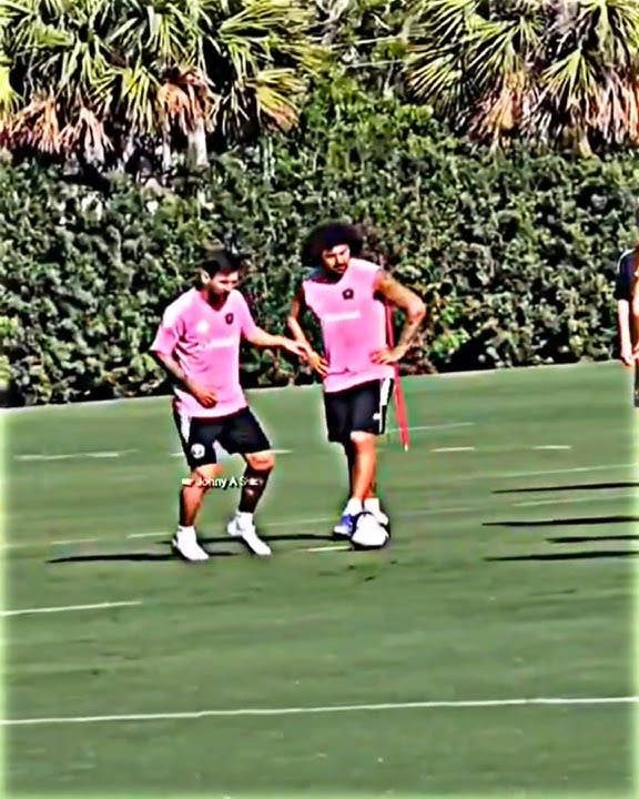 Touching the Ball in his way 😉.     #messi #shorts