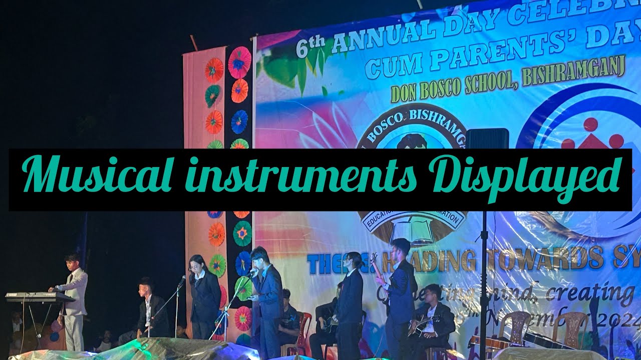 Musical instruments displayed by class 10 students // Don Bosco School ...