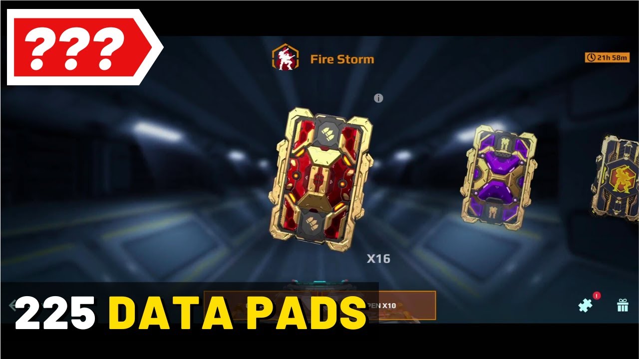Data Pads Opening - War Robots Event - Fire Storm