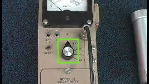 How to use a Geiger Counter