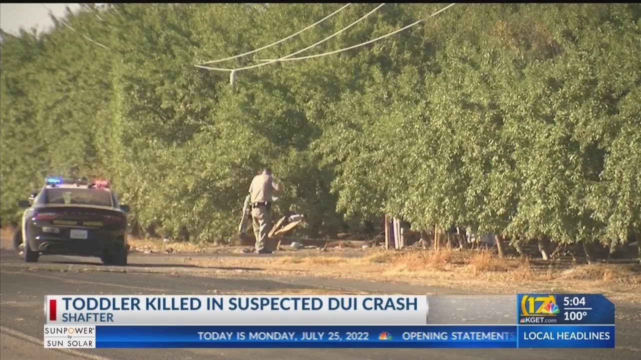 Toddler killed in suspected DUI crash in Shafter - YouTube
