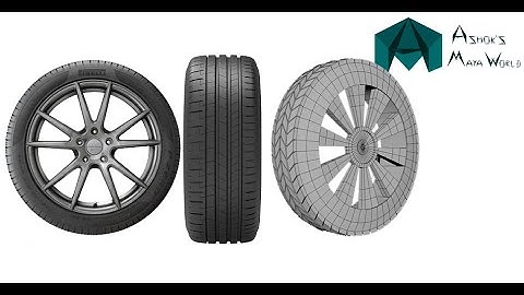 #3d #maya Mastering Tire 3D Modeling in Maya: Step-by-Step Tutorial_Part_2