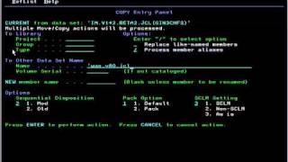 WAS V8 Beta for z/OS, Demo 4 -  Installing WAS from an SMP/E-managed repository