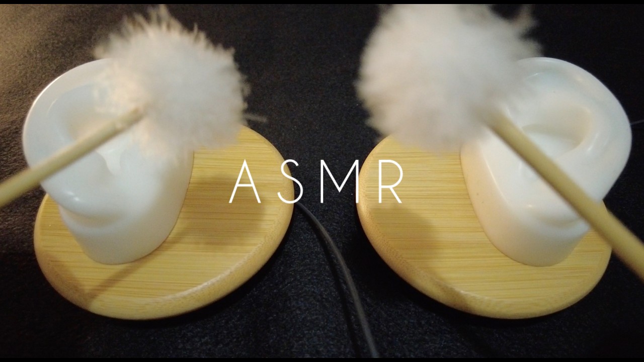 【ASMR】ふわふわ梵天で耳かき〜