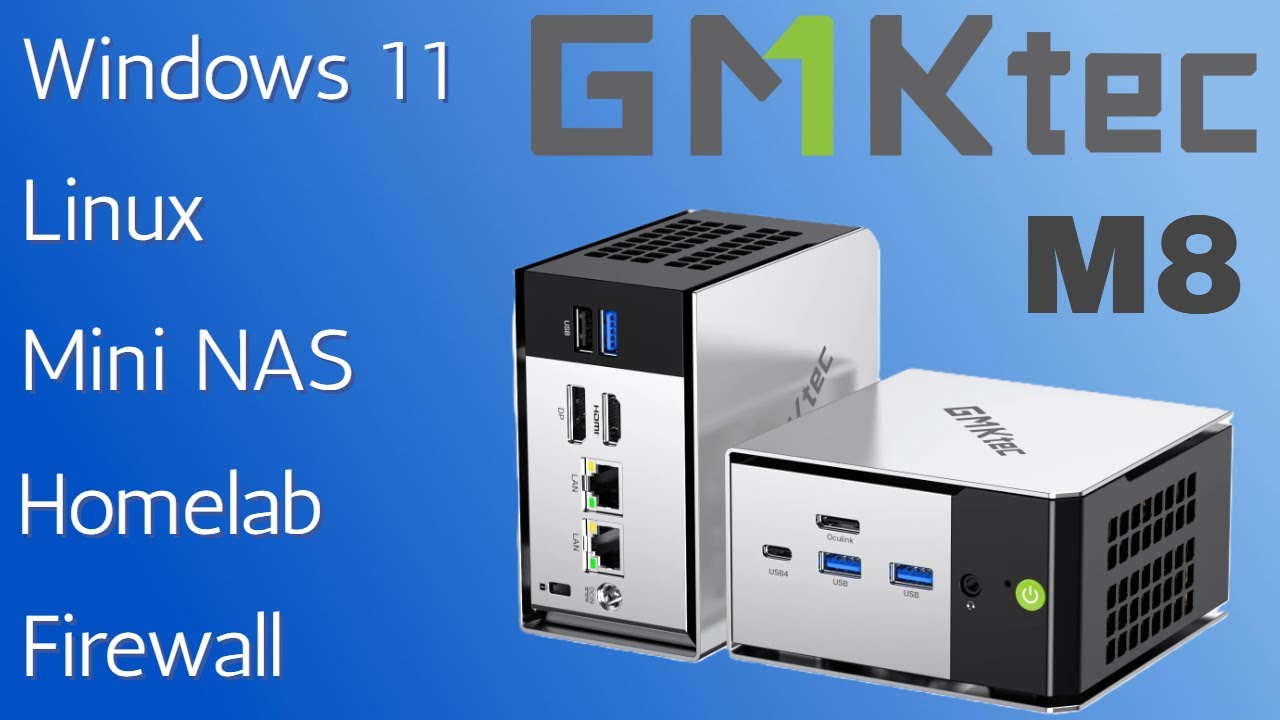 Value Mini PC for 2026 - GMKtec M8 | Windows 11 Pro | Linux | Home