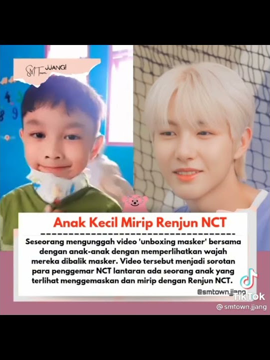 Lah iya.. adek kedua yang gayanya✌🏻, kok mirip?😭 #renjun #nct #kids #nctdream