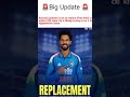 🚨 Big Update 🚨Ruturaj Gaikwad is set to replace Virat Kohli in India’s ODI team. #viral #viratkohli