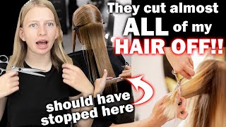 They Cut Almost ALL OF MY HAIR OFF! Plus Week-Long Vlog!