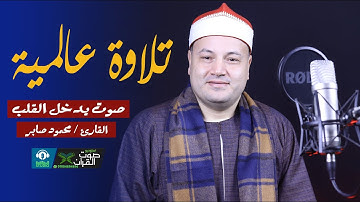 تلاوة عالمية - للاسطورة العملاق الشيخ محمود صابر 💙🎧 صوت يدخل القلب