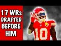 Who Were The 17 Wide Receivers Drafted Before Tyreek Hill? Where Are They Now?