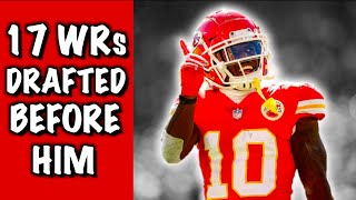 Who Were The 17 Wide Receivers Drafted Before Tyreek Hill Where Are They Now