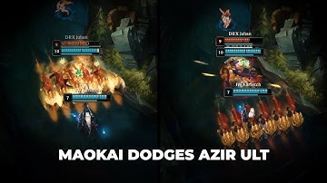 Maokai Dodges Azir Ult | DRX Juhan