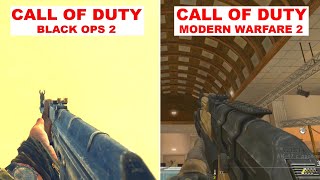 Call of Duty Modern Warfare 2 vs Call of Duty Black Ops 2 - Weapon Comparison