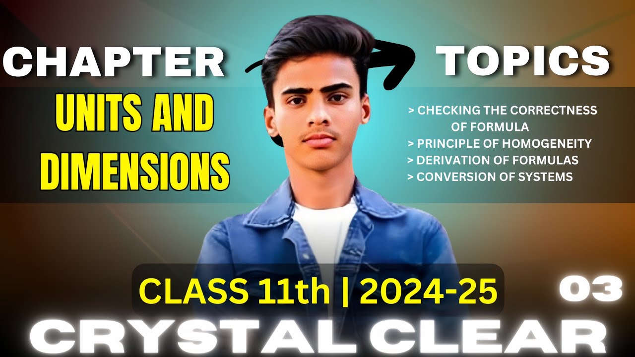Units and Dimensions -01 | Class 11th | Part -03 | - YouTube