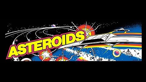 Atari 800XL - Asteroids Emulator - Real Arcade Rom On Atari 8-Bit Computer