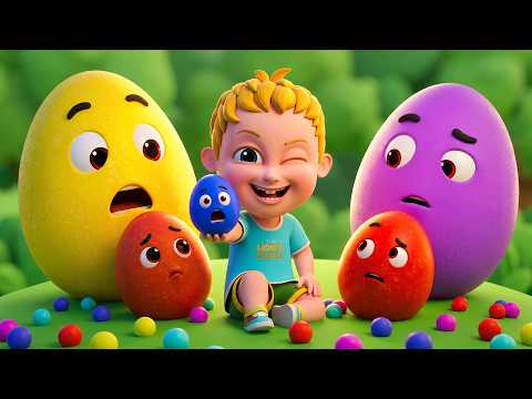 Rainbow Egg Surprise | Learn Colours with Fun Eggs for Kids | Nanha Sur Rhymes