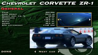 The Need for Speed SE - Chevrolet Corvette ZR-1 Showcase
In-depth Chevrolet C4 Corvette ZR-1 showcase from EAs 1996 Road & Track Presents: The Need for Speed Special Edition (PC version). The Need for Speed SE - Chevrolet Corvette ZR-1 Showcase