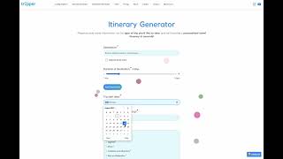 Trip to Boston using triipper's Itinerary Generator
