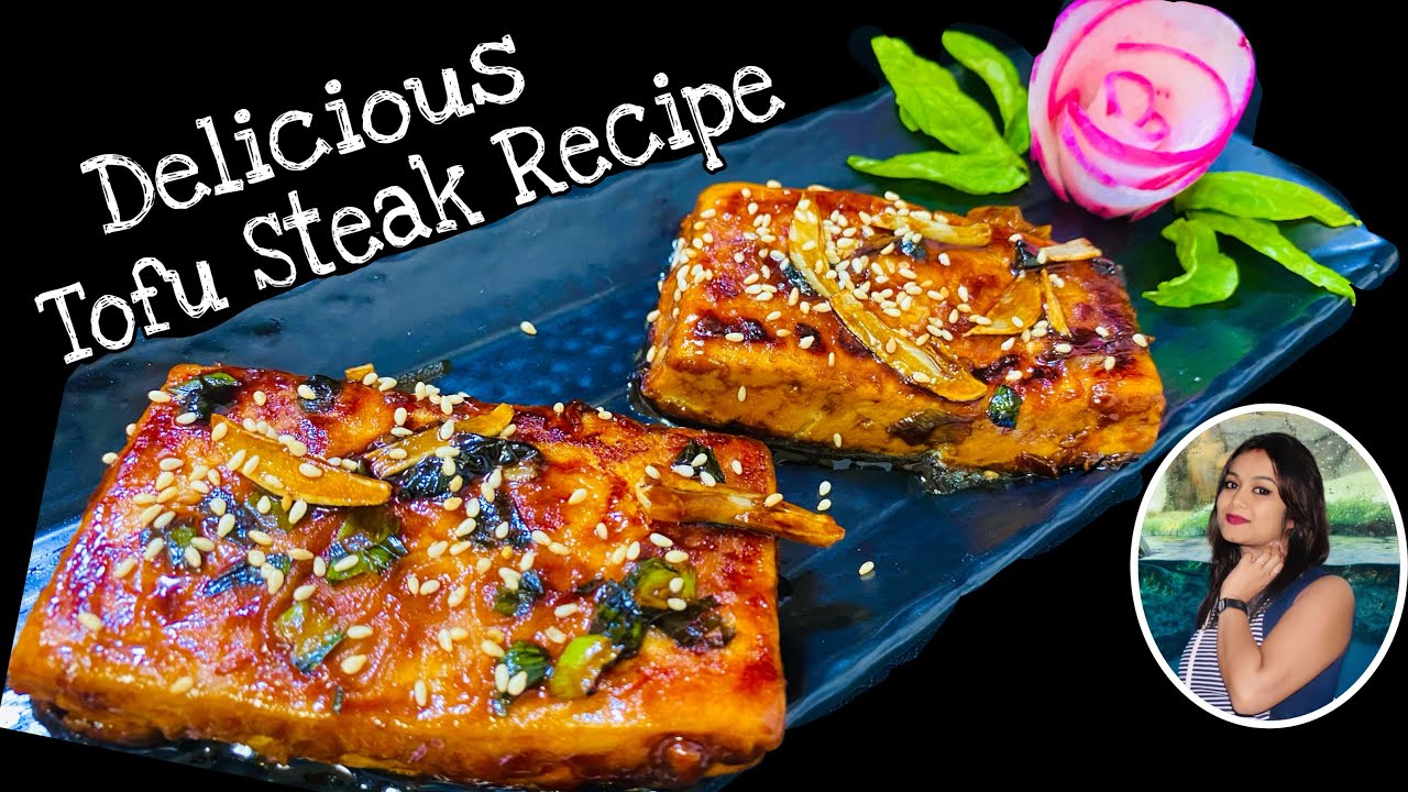 How to make Delicious Tofu Steak Japanese style Tofu Steak Teriyaki Tofu Steak Healthy