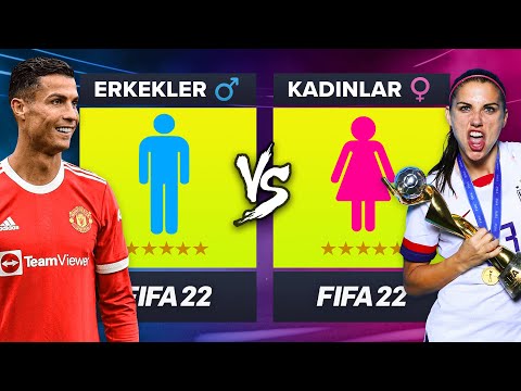 KADINLAR vs ERKEKLER // FIFA 22 KARİYER MODU KAPIŞMA