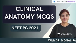 Clinical Anatomy MCQs | NEET PG 2021 | Dr. Monalisa screenshot 1
