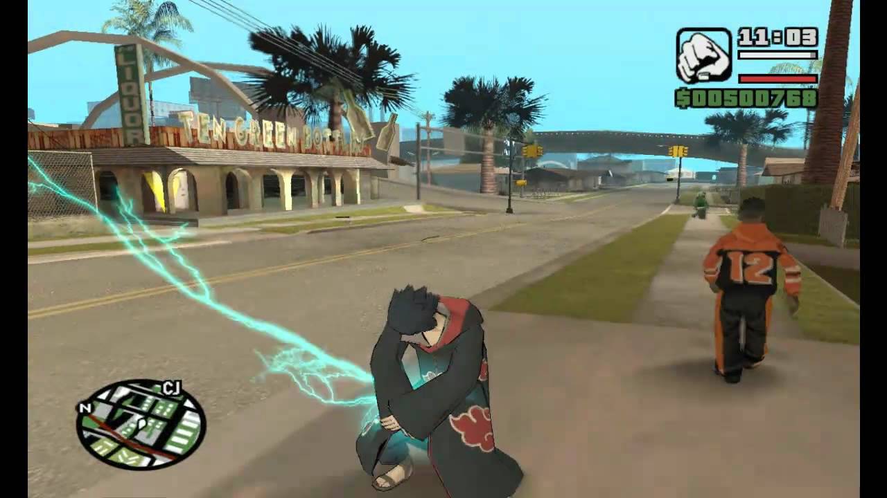 Gta San Andreas Sasuke Chidori Mod Loquendo