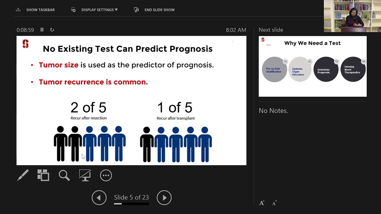 Webinar #6, S14-354, Gene Signature to Predict Outcome and Metastasis in Liver Cancer