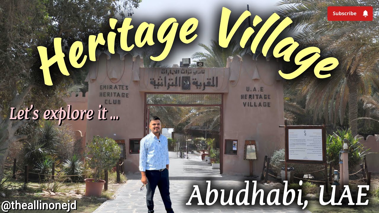 Heritage Village Abu Dhabi | Emirati Culture, Traditions & History | Must Visit Place 🇦🇪