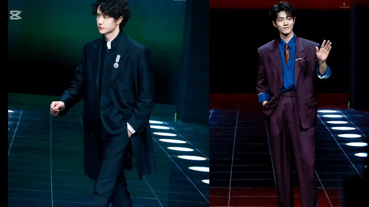 💚YiZhan on Weibo Night red carpet and received award, yibo leaving first... ❤️# chhomsoben # YiZhan