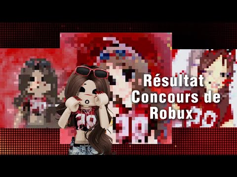 RÉSULTAT DU CONCOURS DE ROBUX!😱//