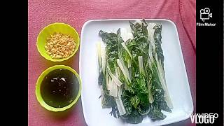 Pechay With Oyster Sauce