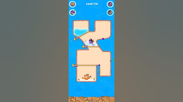 Fish 🐟 Pin Save The Fish Pull The Pin Level 116 Gameplay #short