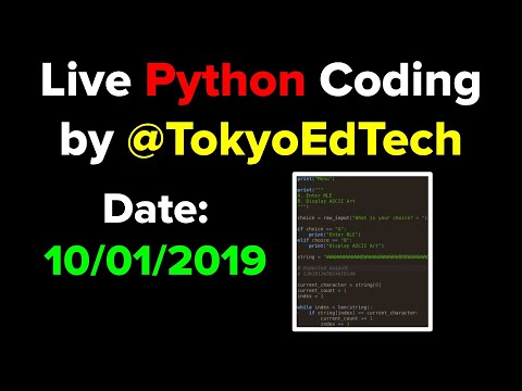 Live Coding / Q&A (10/01/2019) - YouTube