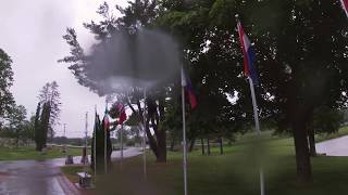 Walking in the Maine Korean War Memorial & Mount Hope Cemetery, Bangor, Maine || ASMR HD